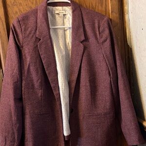 Kensie Burgundy Women's Blazer